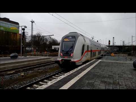 Emden Hbf mit Dosto-IC, RE 1 und Westfalenbahn