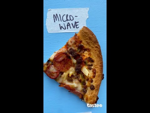 We tested 4 ways to reheat pizza