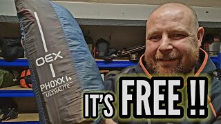 I'm giveaway this oex phoxx 1+ ultralite backpacking tent..