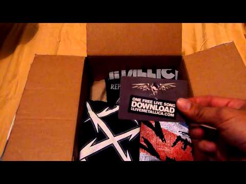 Metstore Tour Merch Sweater and T-Shirts Package Unboxing Review HD 2012 (Dan)