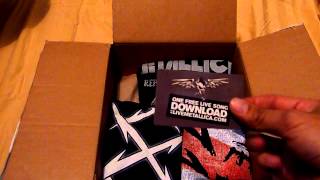 Metstore Tour Merch Sweater and T-Shirts Package Unboxing Review HD 2012 (Dan)