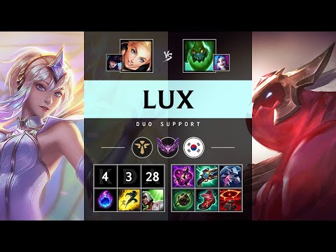 Lux Support vs Zac - KR Master Patch 14.24