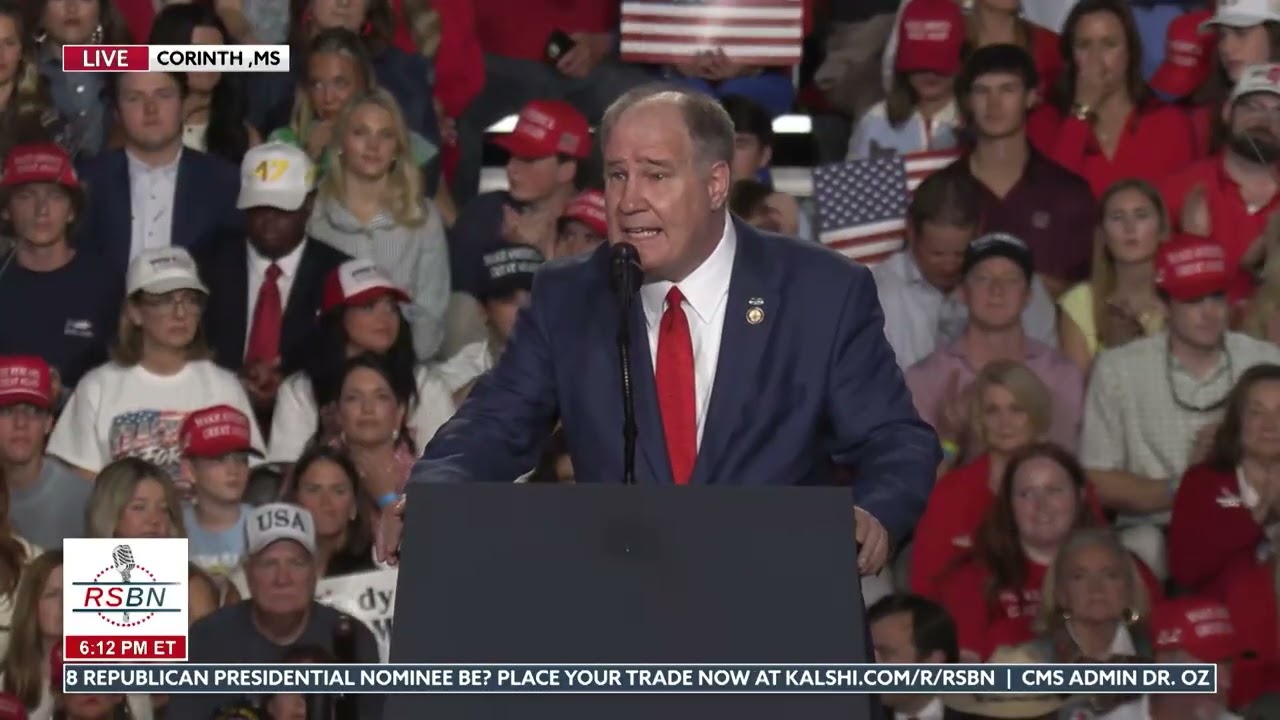 "Thank God We Got President Trump" Trent Kelly at Mississippi Rally - 10/26/26