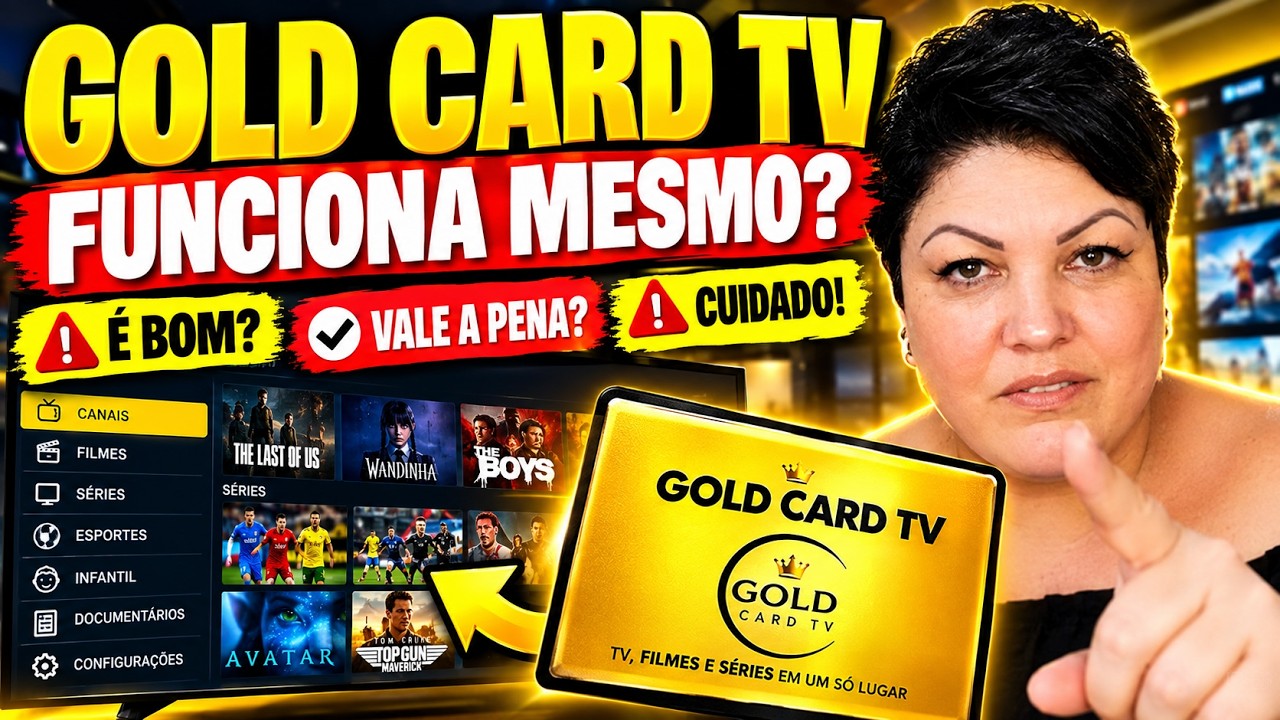 GOLD CARD TV FUNCIONA MESMO? - (🚨CUIDADO🚨) GOLD CARD TV É BOM? GOLD CARD TV VALE PENA? GOLD CARD TV