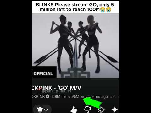 Blinks please stream GO!! 😤😭 #blackpink #블랙핑크 #kpop #shorts
