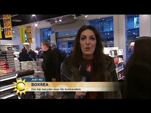 Soraya minglar runt på bokrean - Nyhetsmorgon (TV4)