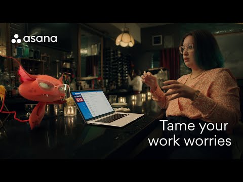 Asana Gave Work Anxiety a 3D Monster Body to Pitch Project Management in a Mixed Style Ad