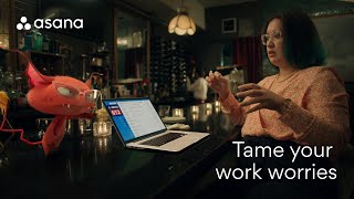 Asana Gave Work Anxiety a 3D Monster Body to Pitch Project Management in a Mixed Style Ad