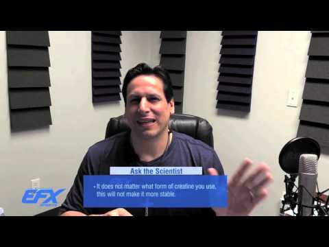 Ask the Scientist - Mixing creatine in alkaline water