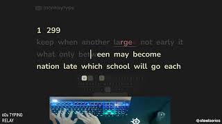 TYPING 305 WPM FOR 15 SECONDS WORLD RECORD!