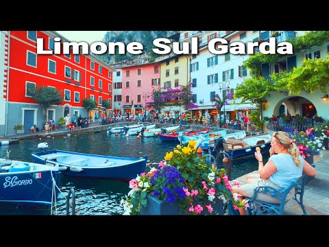 Limone Sul Garda Italy Virtual Walking Tour in Stunning 4k 60fps (July 2024)