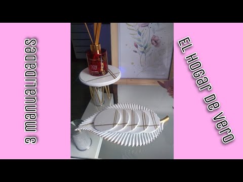 Creando 3 Manualidades para decoración de verano 💐💐#casa #decoracion #hogar