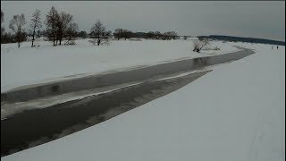 Ловля плотвы в марте со льда на реке