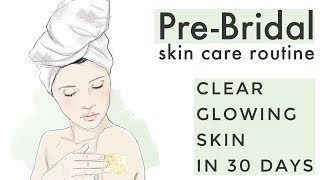 bridal face care at home