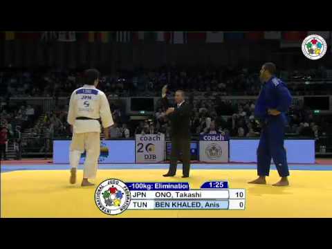 Grand Prix Düsseldorf 2013: -100kg  ONO, Takashi (JPN) -  BEN KHALED, Anis (TUN)