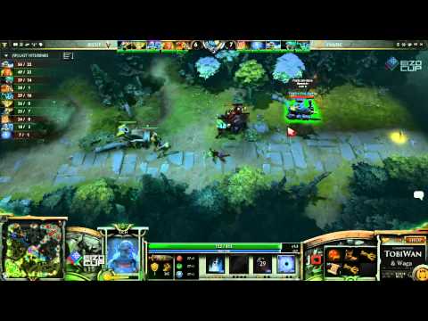 Fnatic EU vs iCCup Game 2   EIZO Cup DOTA 2   TobiWan & Wagamama