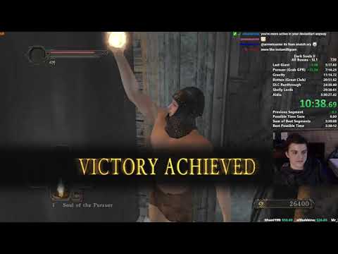 DS2 SL1 All Bosses Speedrun in 3:04:41 (World Record)