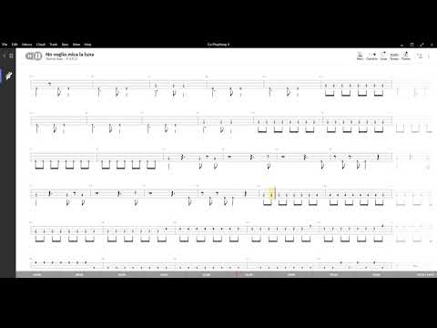 No voglio mica la luna ( Fiordaliso ) ,Tablatura e base Senza Basso-Backing bass track-NO BASS