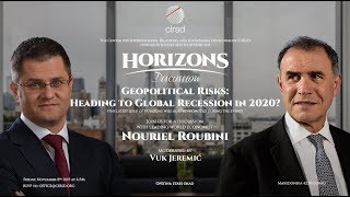 Nouriel Roubini and Vuk Jeremic on Global Economy | Belgrade