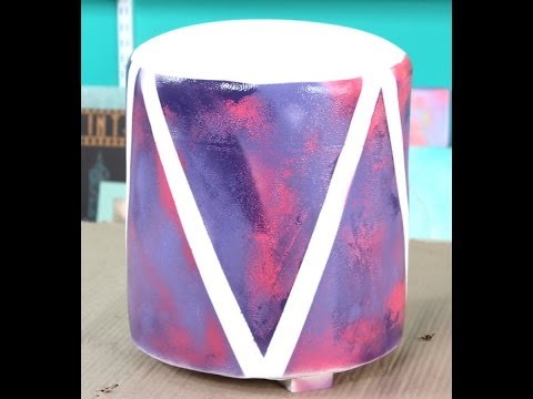 Como pintar con aerosol - Renovar Puff - Gimena Dusi