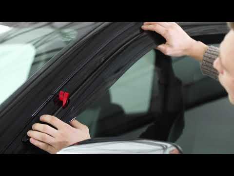 How to install Outside Mount (Tape-On) Window Deflectors Goodyear