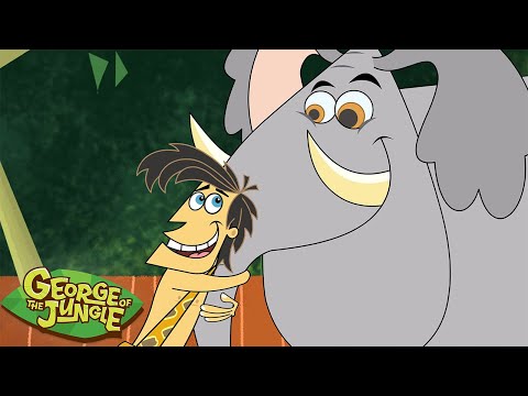 Shep's Funniest Moments! 🐘 | George of the Jungle | 1 Hour Compilation | Cartoons For Kids