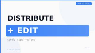 Distribute and Edit Your Metadata