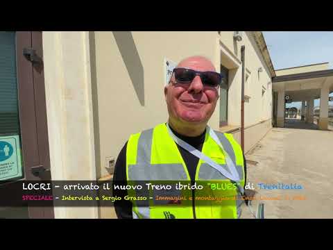 LOCRI - arrivato il nuovo Treno ibrido "BLUES" di Trenitalia (by EL)