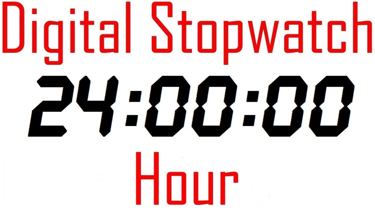 Stopwatch Digital Timer 24 Hour counter #redigitt