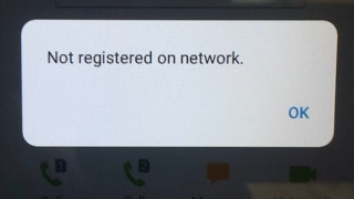 How to fix not registered on network problem