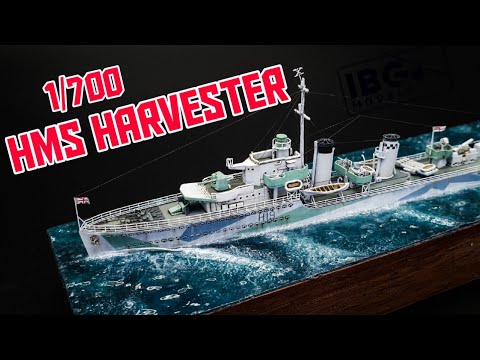 1/700 HMS Harvester H Class Destroyer | Full Build | IBG Models