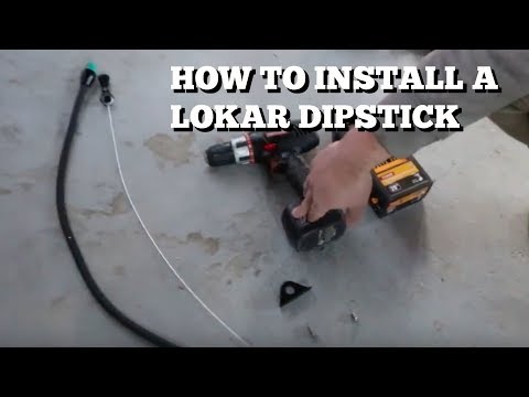 Installing a Lokar Transmission Dipstick in a G8