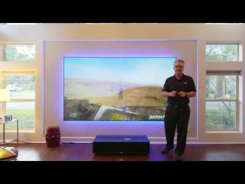 Sony 4k Projector Ultra Short Throw VPL-GTZ1 and Zero Edge Short Throw Projection Screen