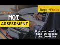 Why you need to take your annual MOT training assessment now...