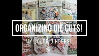 Organizing Die Cuts &amp; Ephemera // My Color Binders