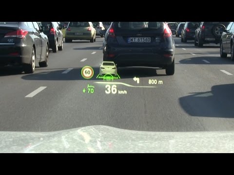 Short shot: BMW Head-up Display (HUD) :: [1001cars]