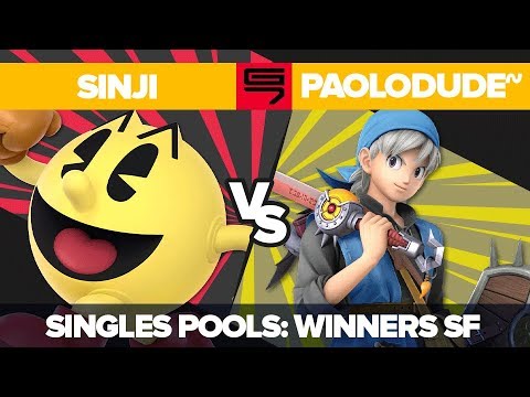 Sinji vs PaoloDude~ - Ultimate Singles: Pools R1 Winners Semifinal - Genesis 7 | Pac-Man vs Hero