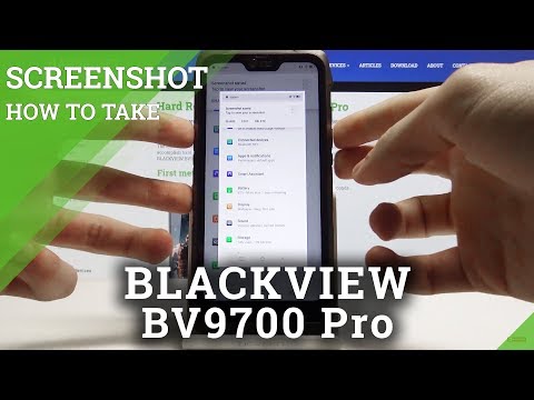 BLACKVIEW BV9700 Pro How to Take Screenshot / Capture Screen Tutorial
