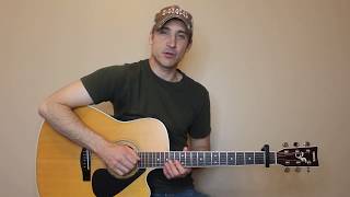 The Story Never Ends - Aaron Lewis - Guitar Lesson | Tutorial