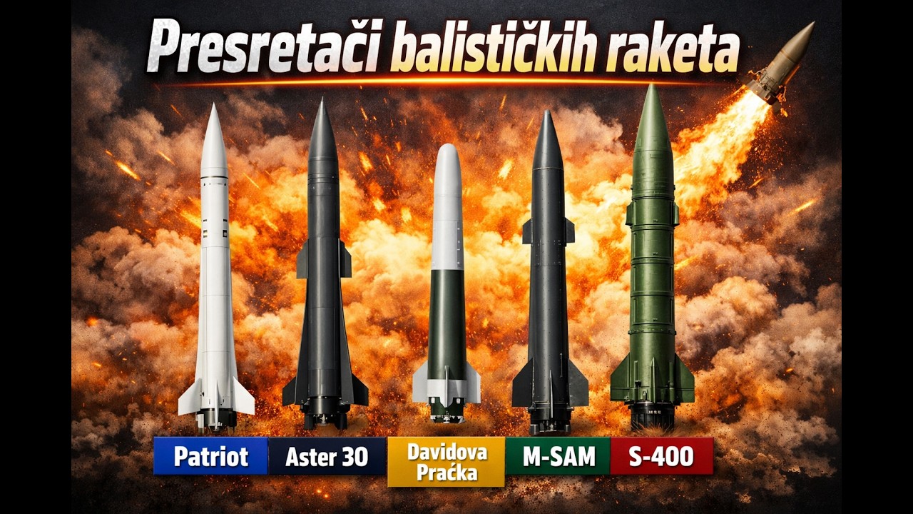 Presretači balističkih raketa - Patriot, SAMP/T, Davidova Praćka, M-SAM, S-400, FK-3