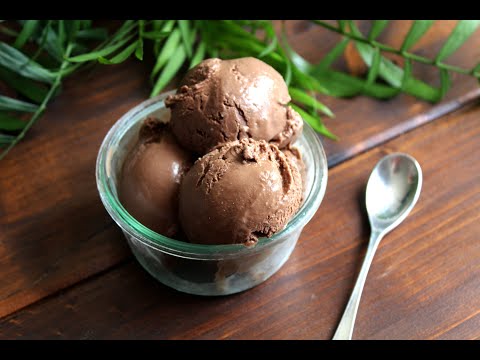 Glace au chocolat