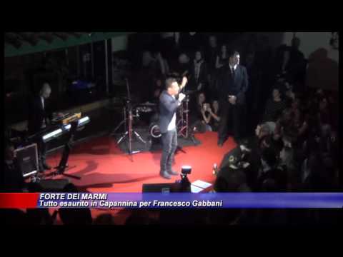 Francesco Gabbani a La Capannina di Franceschi