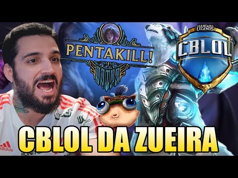 PENTAKILL DO BRTT E VOLIBEAR NO CBLOL - CBLOL DA ZUEIRA