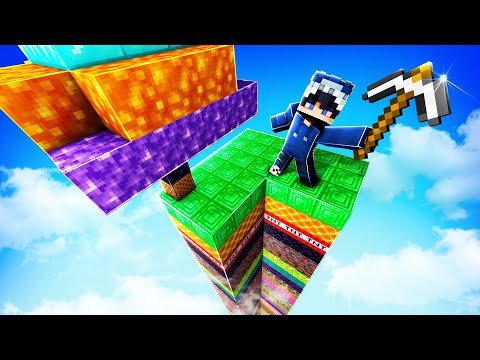 Minecraft SKYBLOCK, aber mit RANDOM EBENEN...