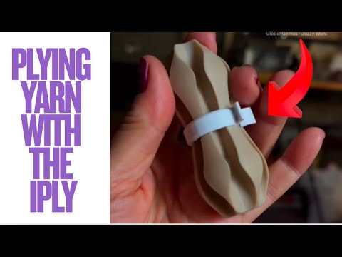 Watch how the iply plying tool works. Camaj Fiber Arts