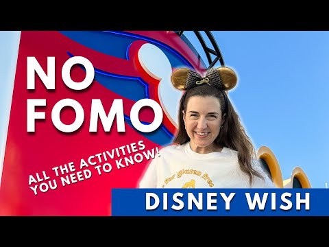 15 Activities on the Disney Wish that are MUST DOs! Disney Cruise Line Fun!