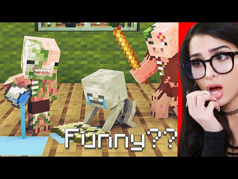 Monster school : Baby Skeleton cried a lot - Super Sad Story - Minecraft Animation