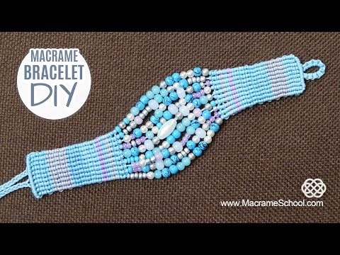 Spiral Macrame Patterns DIY Macrame Spiral Bracelets