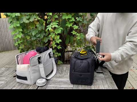 어깨, 두손,강아지가 편한 강아지가방겸 강아지콘솔카시트 쏙백 SSOOOK BAG