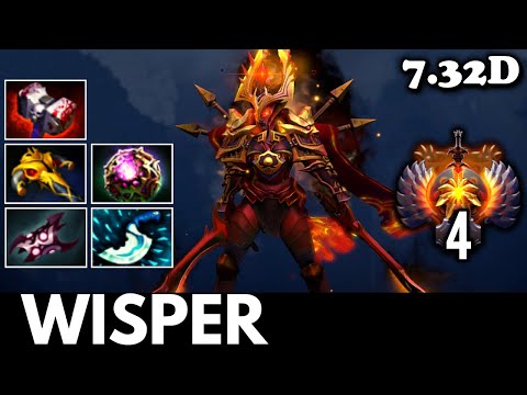 EG. WISPER LEGION COMMANDER OFFLANE DOTA 2 PATCH 7.32D